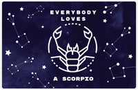 Thumbnail for Zodiac Sign Placemat - Everybody Loves a Scorpio -  View
