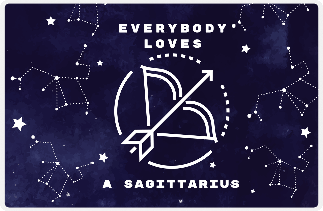 Zodiac Sign Placemat - Everybody Loves a Sagittarius -  View