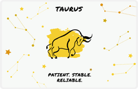 Thumbnail for Zodiac Sign Placemat - Characteristics of a Taurus -  View