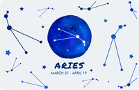 Thumbnail for Zodiac Sign Placemat - Date Range - Aries -  View
