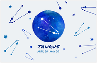 Thumbnail for Zodiac Sign Placemat - Date Range - Taurus -  View