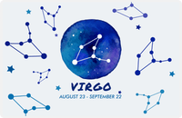 Thumbnail for Zodiac Sign Placemat - Date Range - Virgo -  View