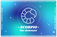 Thumbnail for Zodiac Sign Placemat - Traits of a Scorpio -  View