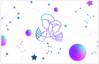 Thumbnail for Zodiac Sign Placemat - Constellations - Gemini -  View