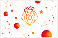 Thumbnail for Zodiac Sign Placemat - Constellations - Leo -  View