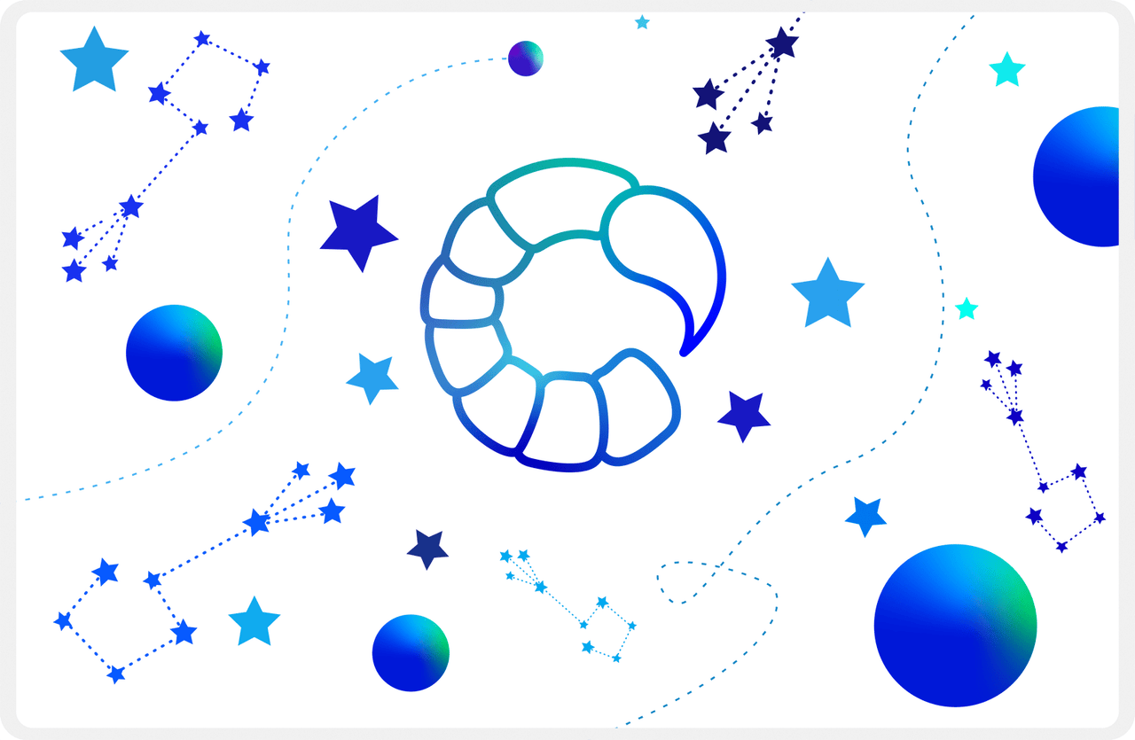 Zodiac Sign Placemat - Constellations - Scorpio -  View