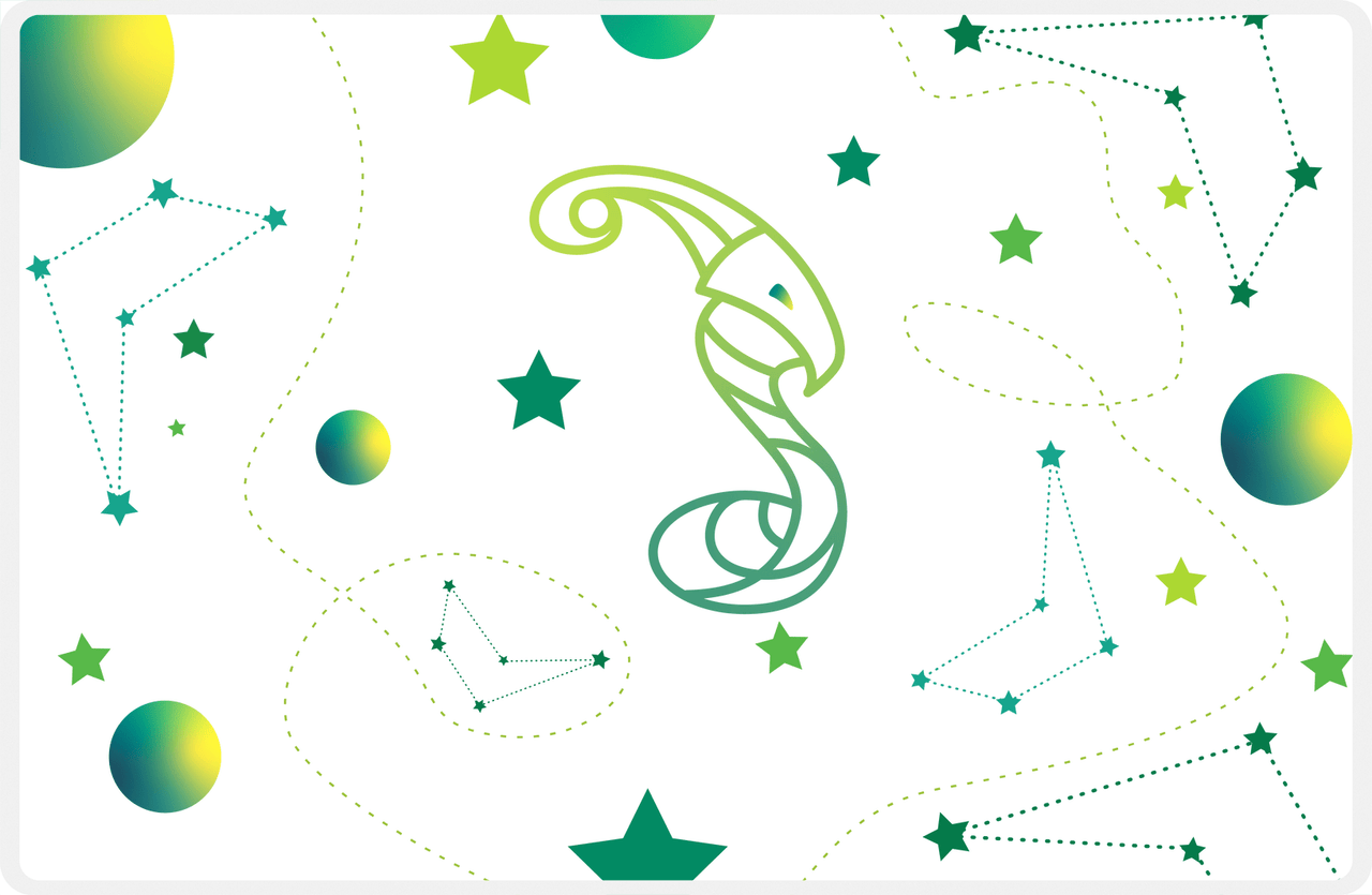 Zodiac Sign Placemat - Constellations - Capricorn -  View