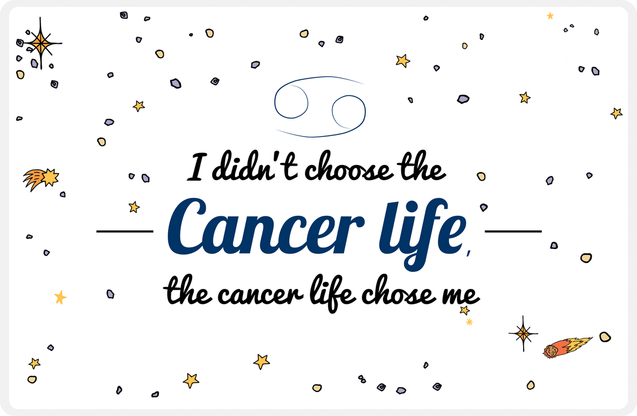 Zodiac Sign Placemat - Cancer Life -  View
