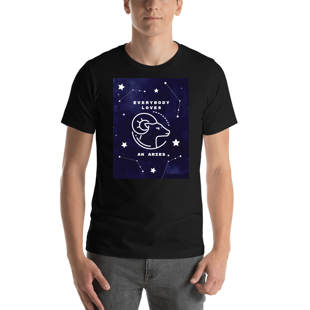 Zodiac Sign T-Shirt - Aries - Shirt View