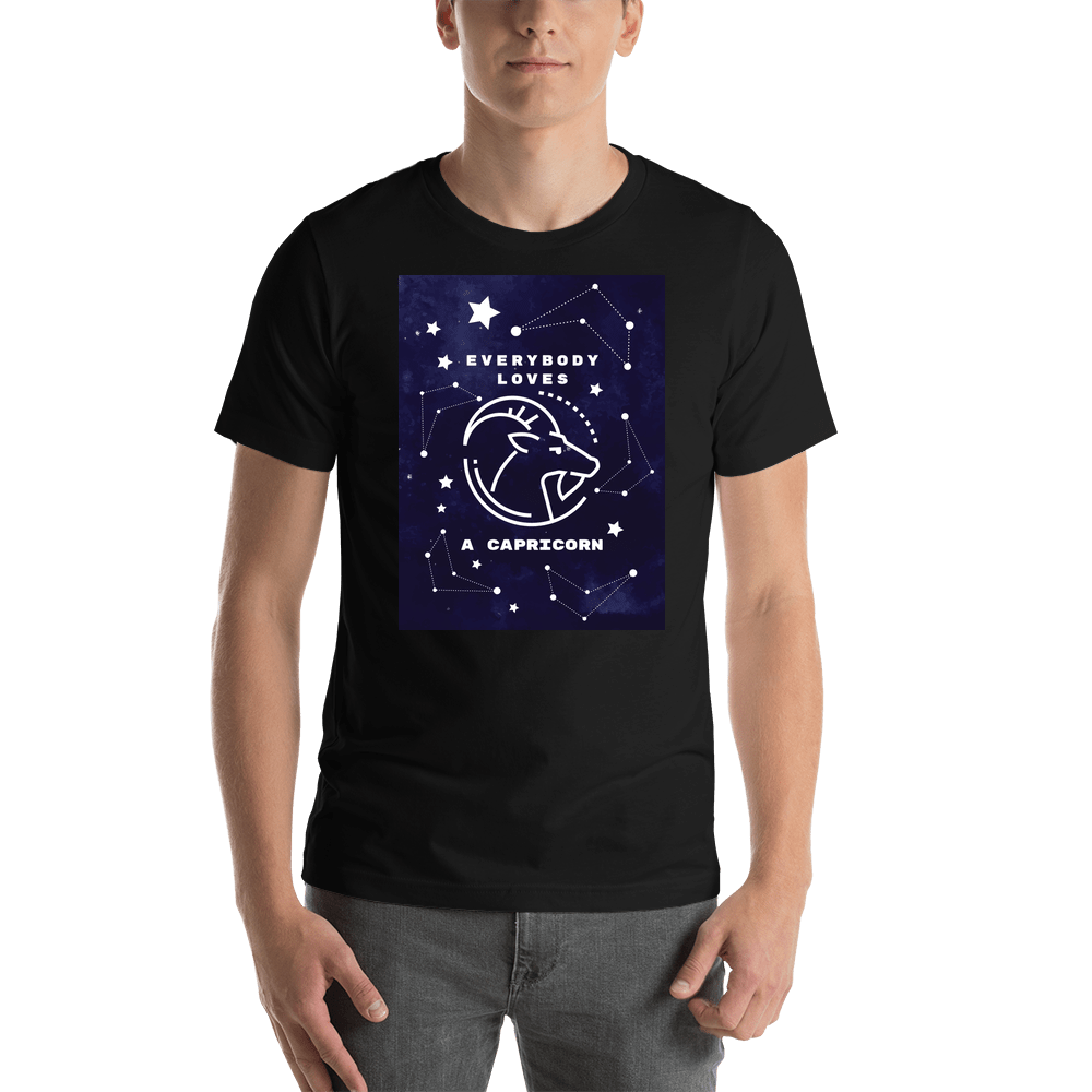 Zodiac Sign T-Shirt - Capricorn - Shirt View