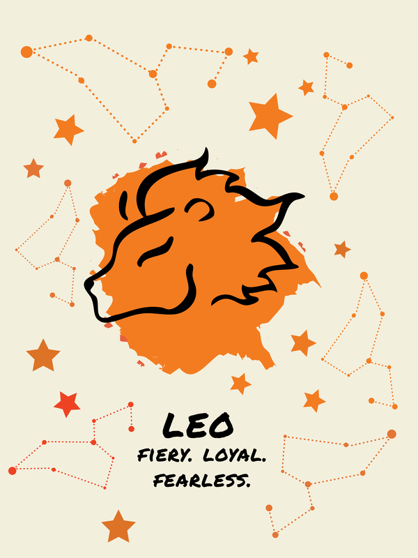 Zodiac Sign T-Shirt - Leo - Decorate View