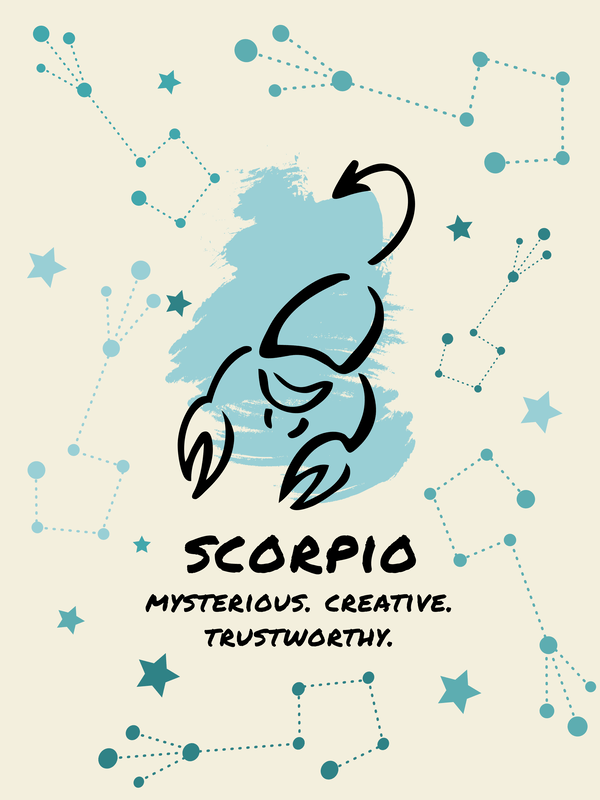 Zodiac Sign T-Shirt - Scorpio - Decorate View