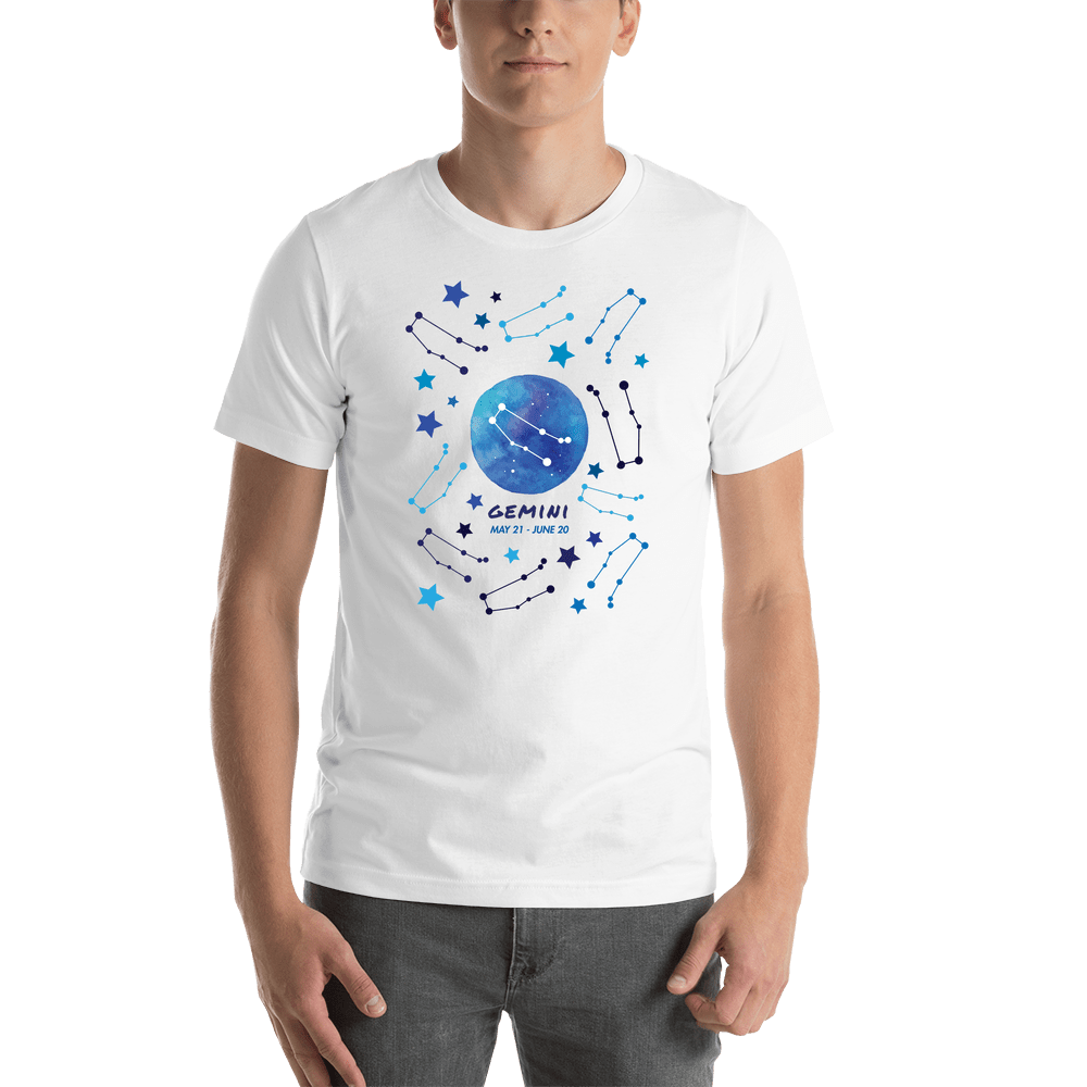 Zodiac Sign T-Shirt - Gemini - Shirt View