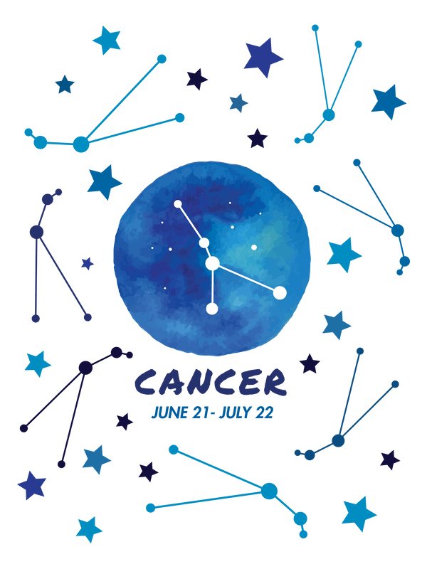 Zodiac Sign T-Shirt - Cancer - Decorate View
