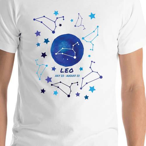Zodiac Sign T-Shirt - Leo - Shirt Close-Up View