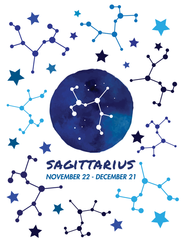 Zodiac Sign T-Shirt - Sagittarius - Decorate View