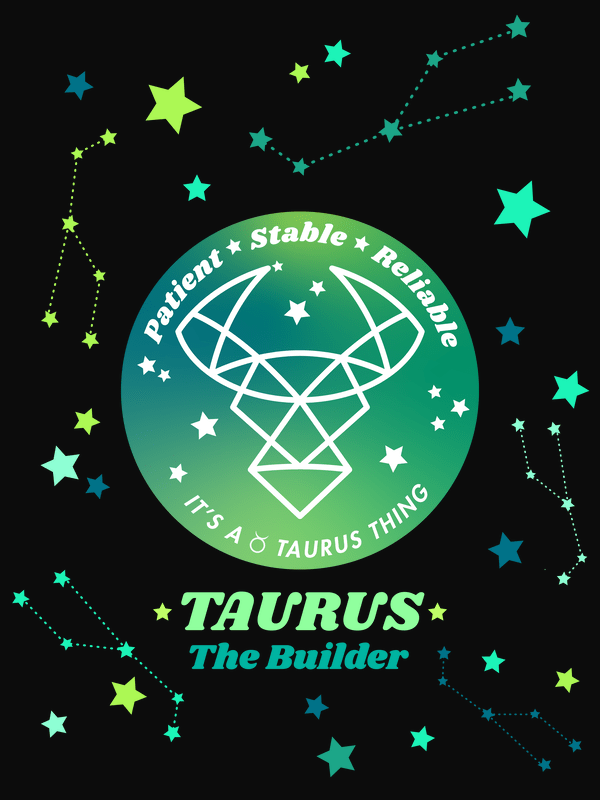 Zodiac Sign T-Shirt - Taurus - Decorate View