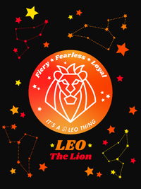 Thumbnail for Zodiac Sign T-Shirt - Leo - Decorate View