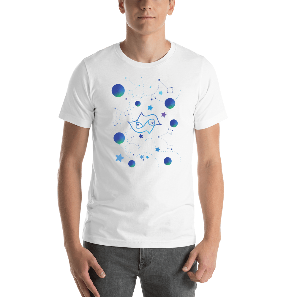 Zodiac Sign T-Shirt - Pisces - Shirt View