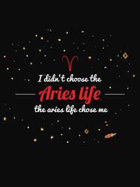 Thumbnail for Zodiac Sign T-Shirt - Aries - Decorate View
