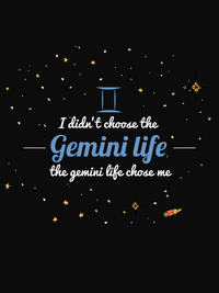 Thumbnail for Zodiac Sign T-Shirt - Gemini - Decorate View