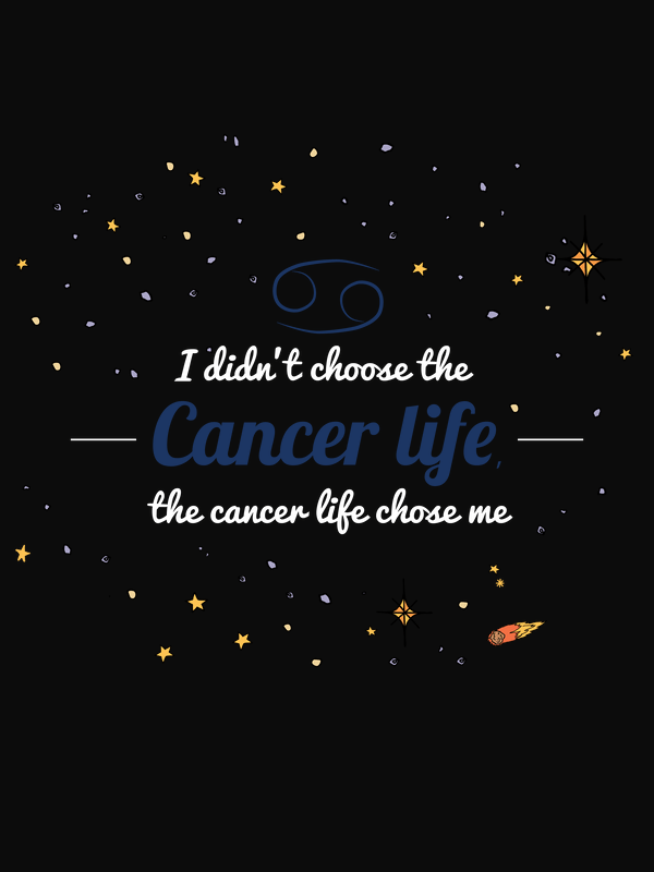 Zodiac Sign T-Shirt - Cancer - Decorate View
